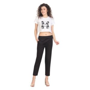 Black Cotton Pant