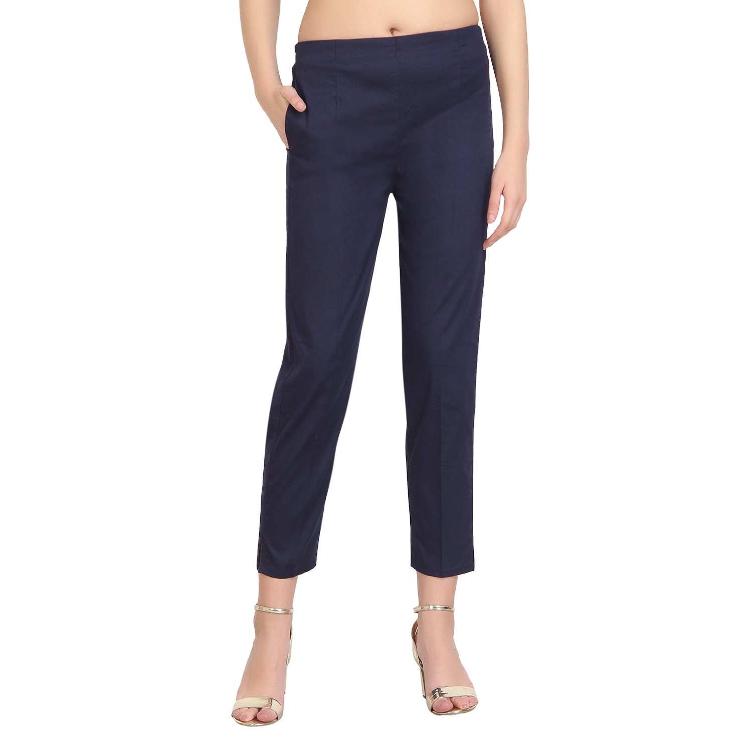 Neavy Blue Cotton Pant - Image 2