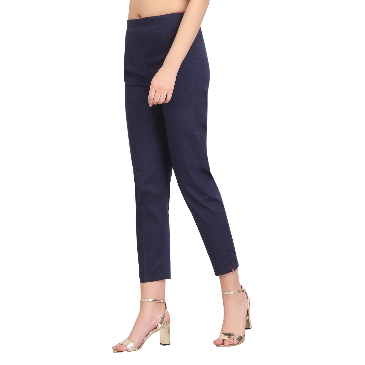 Neavy Blue Cotton Pant - Image 3